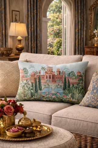 Evdek Çift Taraflı Dikdörtgen Kırlent Kılıfı TK45