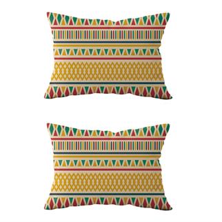 Evdek Çift Taraflı Dikdörtgen Kırlent Kılıf 2li Ds40