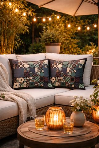 Evdek Çift Taraflı Dikdörtgen Kırlent Kılıf 2li Ds38