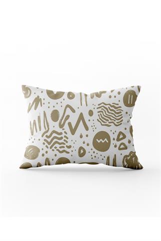 Evdek Çift Taraflı Dikdörtgen Kırlent Kılıfı TK16