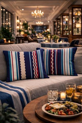 Evdek Çift Taraflı Dikdörtgen Kırlent Kılıf 2li Ds101