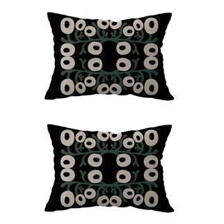 Evdek Çift Taraflı Dikdörtgen Kırlent Kılıf 2li Ds116