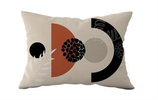 Evdek Çift Taraflı Dikdörtgen Kırlent Kılıf 2li Ds75