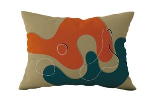 Evdek Çift Taraflı Dikdörtgen Kırlent Kılıf 2li Ds25