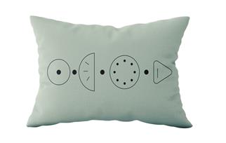 Evdek Çift Taraflı Dikdörtgen Kırlent Kılıf 2li Ds6