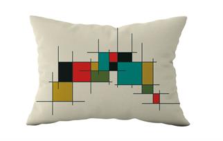 Evdek Çift Taraflı Dikdörtgen Kırlent Kılıf 2li Ds19