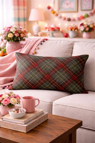 Evdek Çift Taraflı Dikdörtgen Kırlent Kılıfı 6EMD10