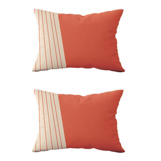 Evdek Çift Taraflı Dikdörtgen Kırlent Kılıf 2li Ds30