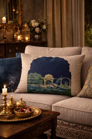 Evdek Çift Taraflı Dikdörtgen Kırlent Kılıfı TK47