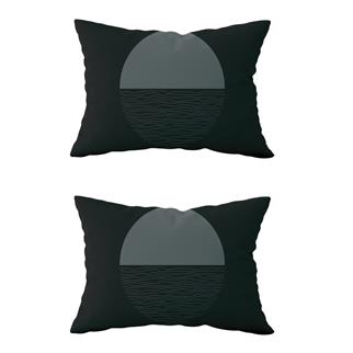 Evdek Çift Taraflı Dikdörtgen Kırlent Kılıf 2li Ds27