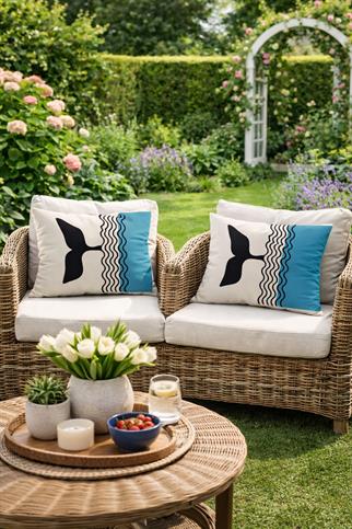 Evdek Çift Taraflı Dikdörtgen Kırlent Kılıf 2li Ds31