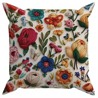 Evdek Embroidery Ds12 Dijital Baskılı Kırlent Kılıfı