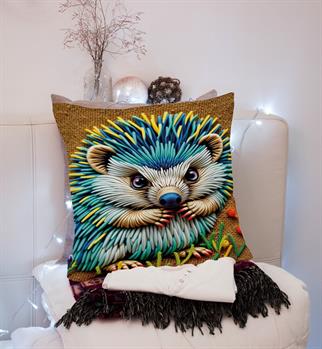 Evdek Embroidery Ds15 Dijital Baskılı Kırlent Kılıfı