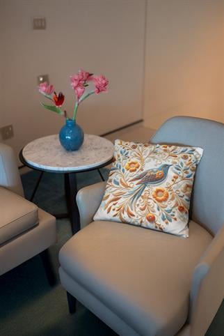 Evdek Embroidery Ds18 Dijital Baskılı Kırlent Kılıfı