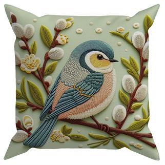 Evdek Embroidery Ds19 Dijital Baskılı Kırlent Kılıfı