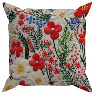 Evdek Embroidery Ds2 Dijital Baskılı Kırlent Kılıfı