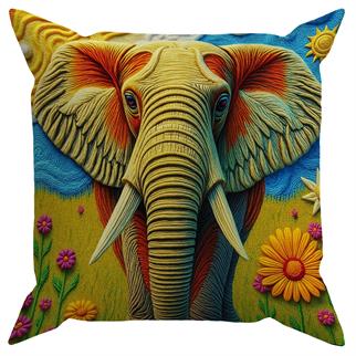 Evdek Embroidery Ds24 Dijital Baskılı Kırlent Kılıfı