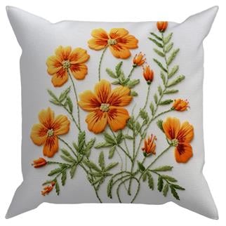 Evdek Embroidery Ds26 Dijital Baskılı Kırlent Kılıfı