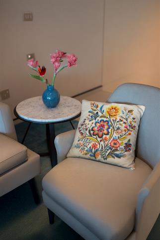 Evdek Embroidery Ds28 Dijital Baskılı Kırlent Kılıfı