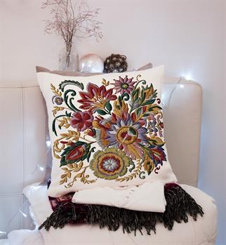 Evdek Embroidery Ds3 Dijital Baskılı Kırlent Kılıfı