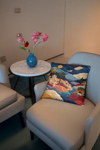 Evdek Embroidery Ds33 Dijital Baskılı Kırlent Kılıfı