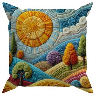 Evdek Embroidery Ds35 Dijital Baskılı Kırlent Kılıfı