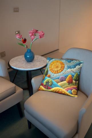 Evdek Embroidery Ds35 Dijital Baskılı Kırlent Kılıfı