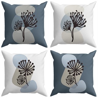 Evdek Exotic 4lü Kırlent Kılıf Ds24