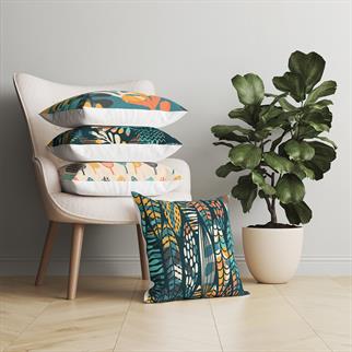 Evdek Exotic 4lü Kırlent Kılıf Ds26