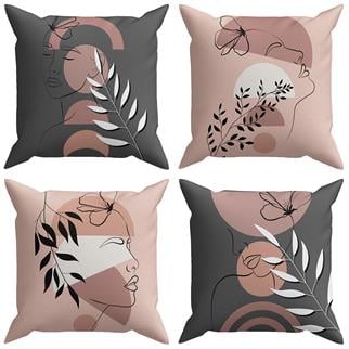 Evdek Exotic 4lü Kırlent Kılıf Ds58