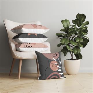 Evdek Exotic 4lü Kırlent Kılıf Ds58