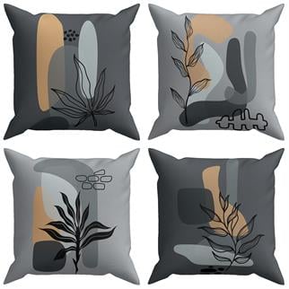 Evdek Exotic 4lü Kırlent Kılıf Ds63