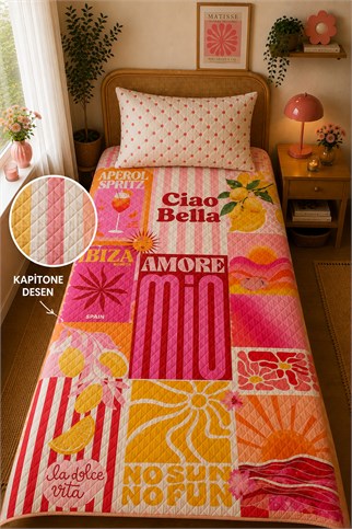 Evdek Genç Odası Tek Kişilik Pike Takımı 160X230 6EAD4