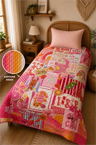 Evdek Genç Odası Tek Kişilik Pike Takımı 160X230 6EAD10