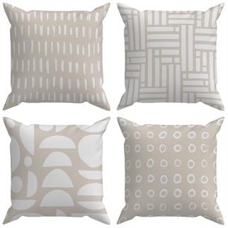 Evdek Geometric 4lü Kırlent Kılıfı Ds36