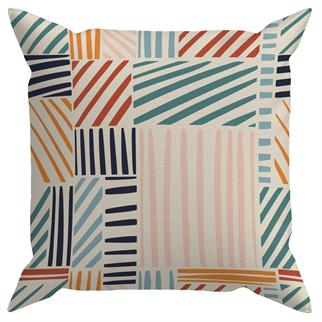 Evdek Geometric Kırlent Kılıfı Ds61