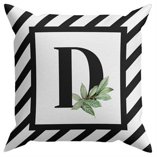 Evdek Harf (D) Kırlent Kılıf