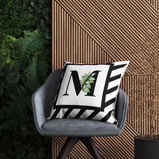 Evdek Harf (M) Kırlent Kılıf