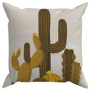 Evdek Kaktüs Kırlent Kılıf Ds4