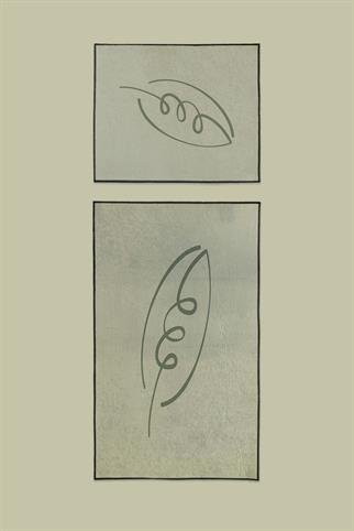 Evdek Leaf 2li Banyo Paspas Takım