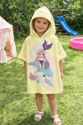 Evdek Little Sea Fairy Çocuk Panço Plaj Havlusu