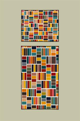 Evdek Patchwork 2li Banyo Paspas Takım