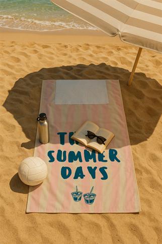 Evdek Slow Plaj Havlulu Plaj Çantası 35x40 Cm