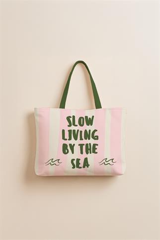 Evdek Slow Plaj Havlulu Plaj Çantası 35x40 Cm