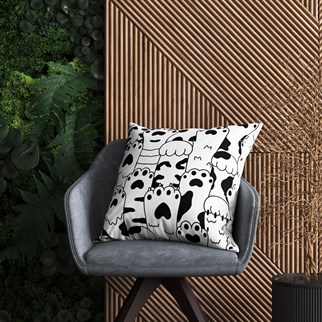 Evdek Sweet Animals Kırlent Kılıfı Ds35