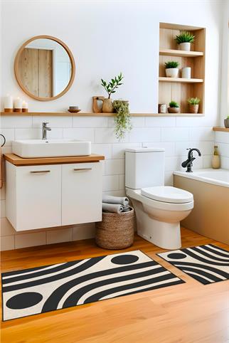Evdek Symmetric 2li Banyo Paspas Takım