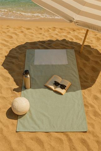 Evdek Vibes Plaj Havlulu Plaj Çantası 35x40 Cm