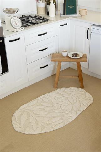 İrya Allesi Banyo Paspası Ekru 65x115 Cm