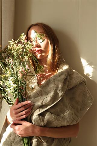 İrya Allesi Pamuk Banyo Havlusu Yeşil 90x150 Cm