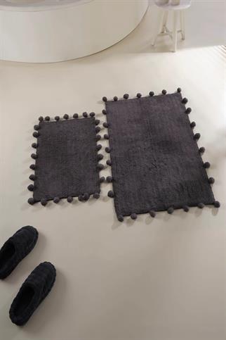 İrya Alya Banyo Paspası Antrasit 40x60+60x90 Cm